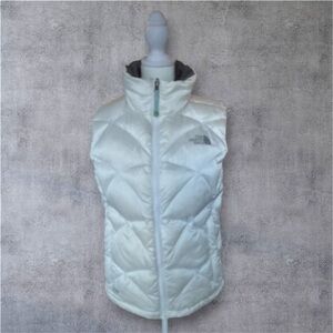 The North Face Women's White Quilted Vest